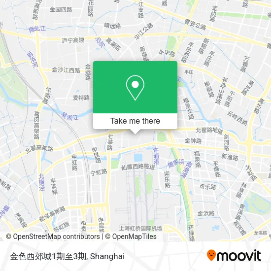 金色西郊城1期至3期 map