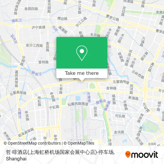 哲·啡酒店(上海虹桥机场国家会展中心店)-停车场 map