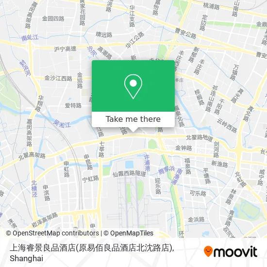 上海睿景良品酒店(原易佰良品酒店北沈路店) map