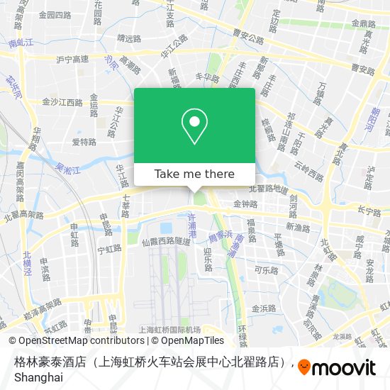 格林豪泰酒店（上海虹桥火车站会展中心北翟路店） map