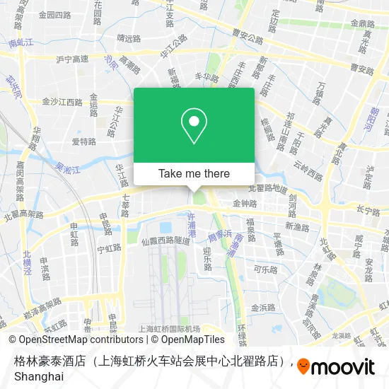 格林豪泰酒店（上海虹桥火车站会展中心北翟路店） map