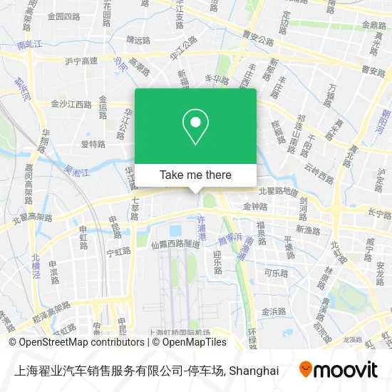 上海翟业汽车销售服务有限公司-停车场 map