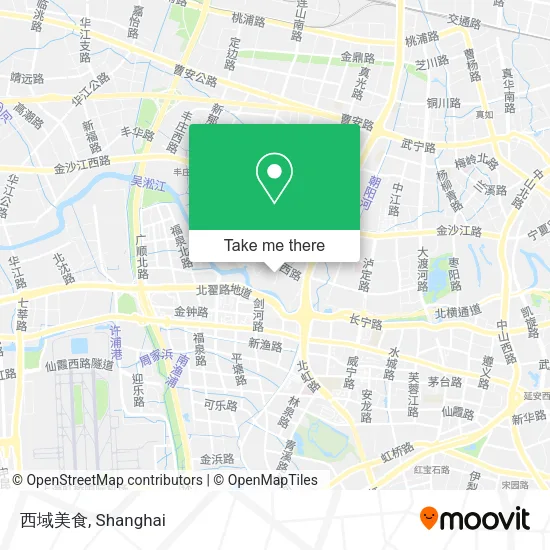 西域美食 map
