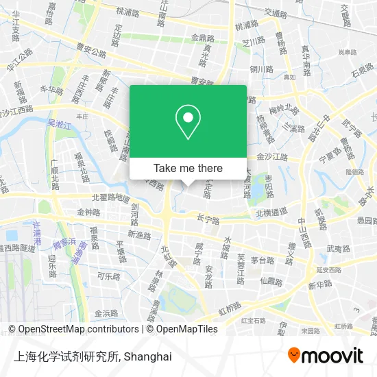 上海化学试剂研究所 map
