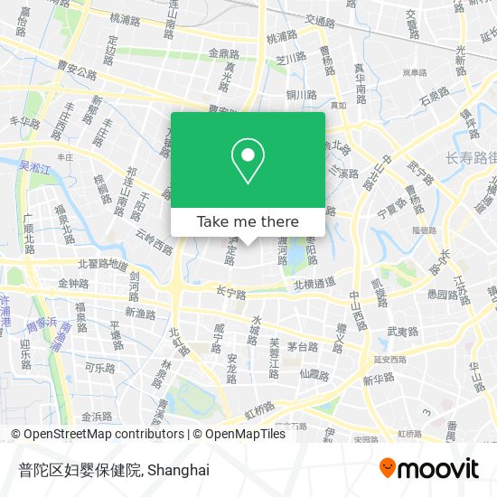 普陀区妇婴保健院 map
