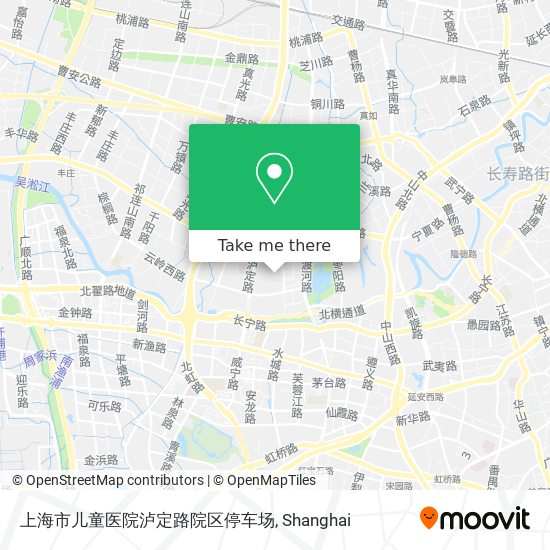 上海市儿童医院泸定路院区停车场 map