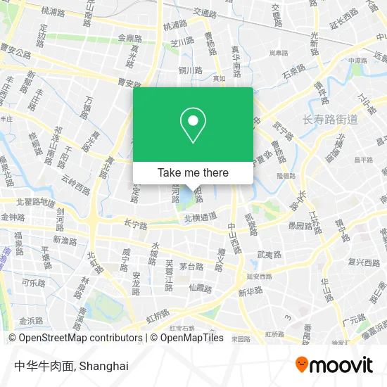 中华牛肉面 map