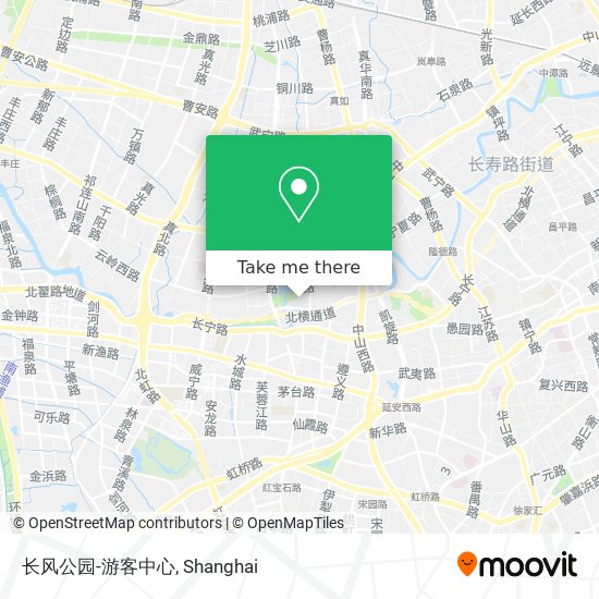 长风公园-游客中心 map