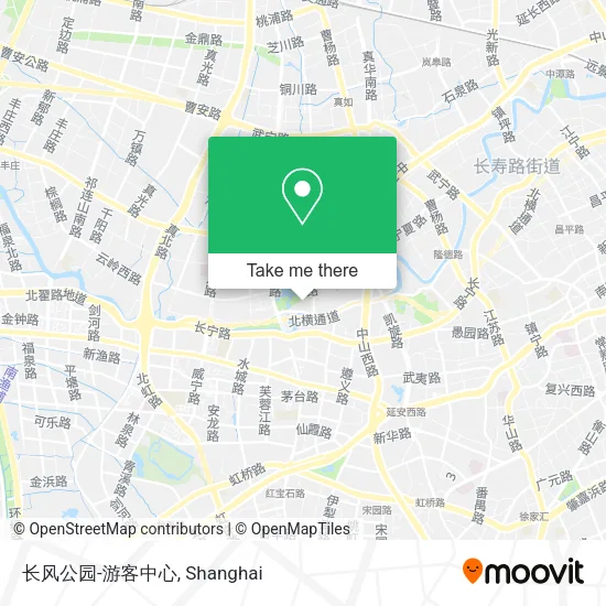 长风公园-游客中心 map