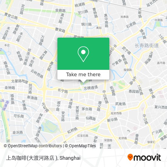 上岛咖啡(大渡河路店 ) map