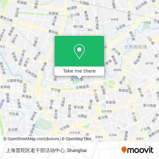 上海普陀区老干部活动中心 map