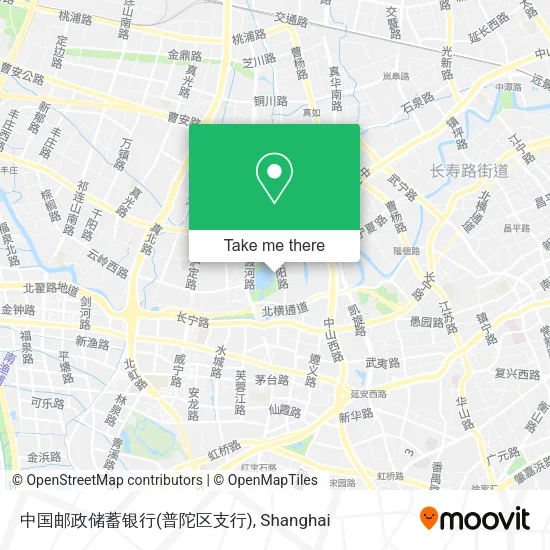 中国邮政储蓄银行(普陀区支行) map