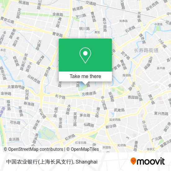 中国农业银行(上海长风支行) map