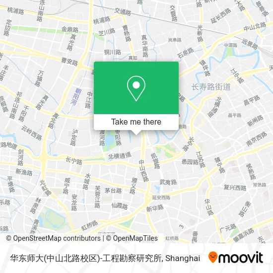 华东师大(中山北路校区)-工程勘察研究所 map