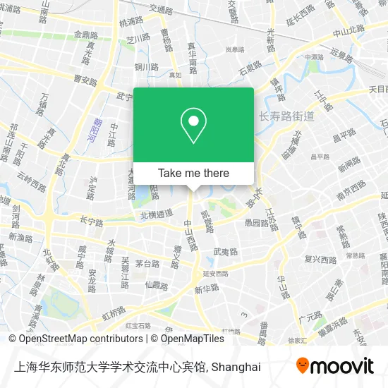 上海华东师范大学学术交流中心宾馆 map