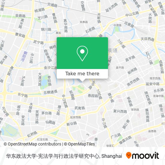 华东政法大学-宪法学与行政法学研究中心 map