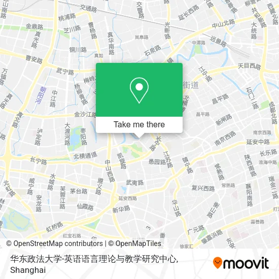 华东政法大学-英语语言理论与教学研究中心 map