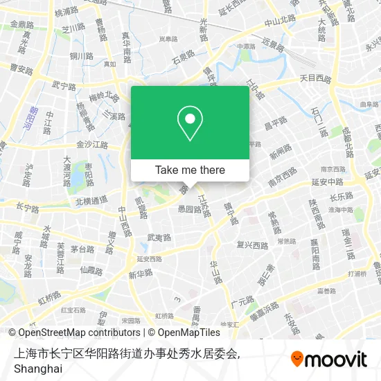 上海市长宁区华阳路街道办事处秀水居委会 map