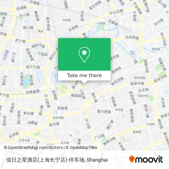 假日之星酒店(上海长宁店)-停车场 map