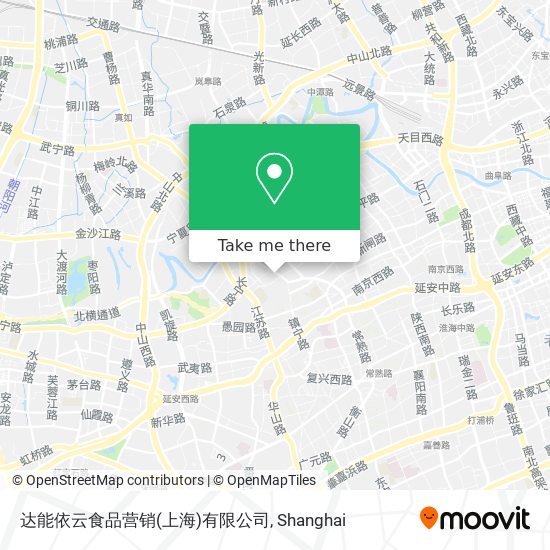 达能依云食品营销(上海)有限公司 map