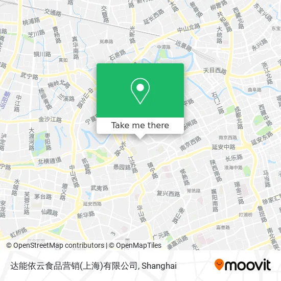 达能依云食品营销(上海)有限公司 map