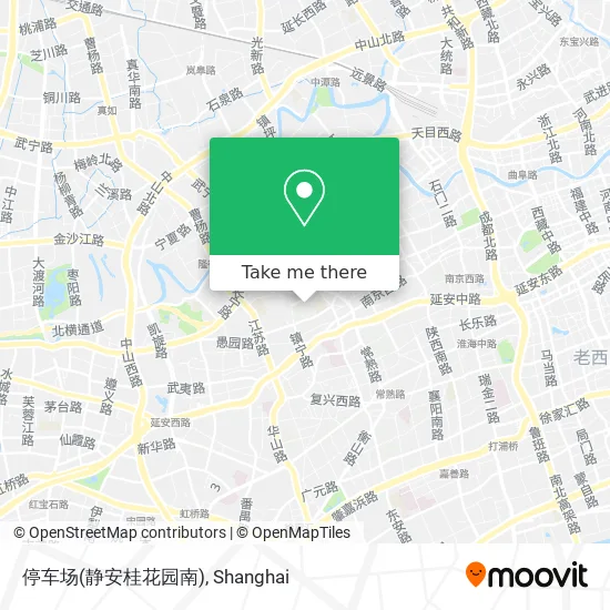 停车场(静安桂花园南) map