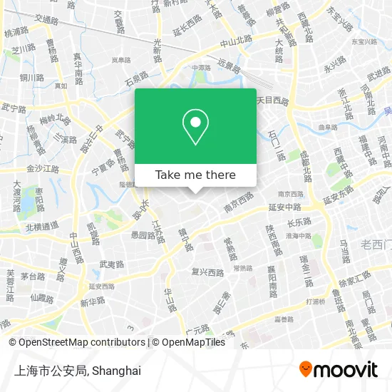 上海市公安局 map