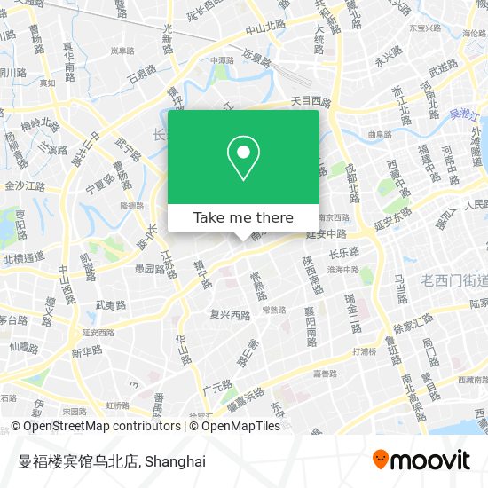 曼福楼宾馆乌北店 map