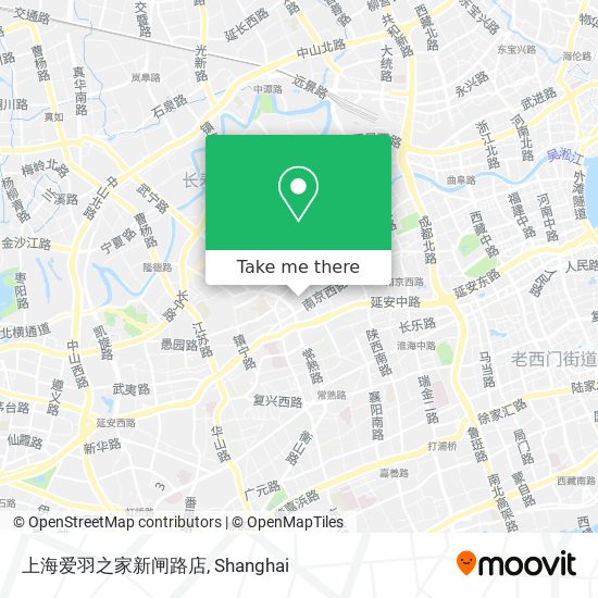 上海爱羽之家新闸路店 map