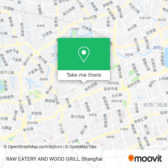 RAW EATERY AND WOOD GRILL map