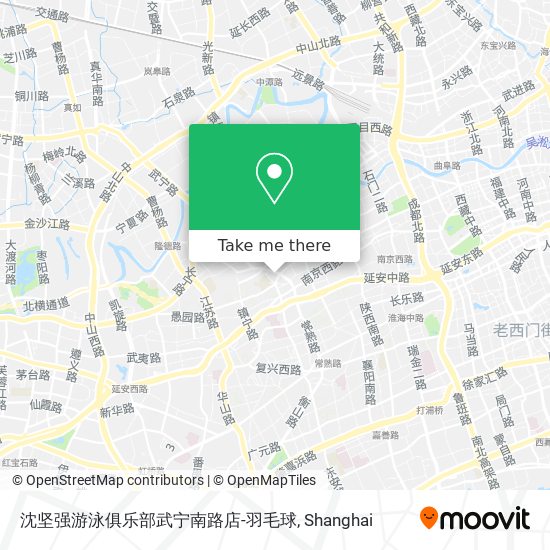 沈坚强游泳俱乐部武宁南路店-羽毛球 map