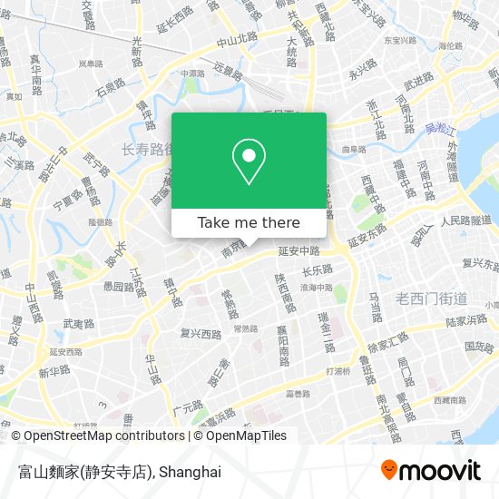 富山麵家(静安寺店) map