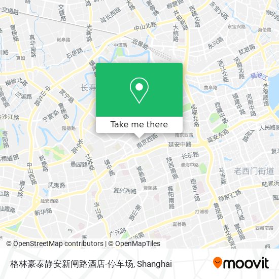 格林豪泰静安新闸路酒店-停车场 map