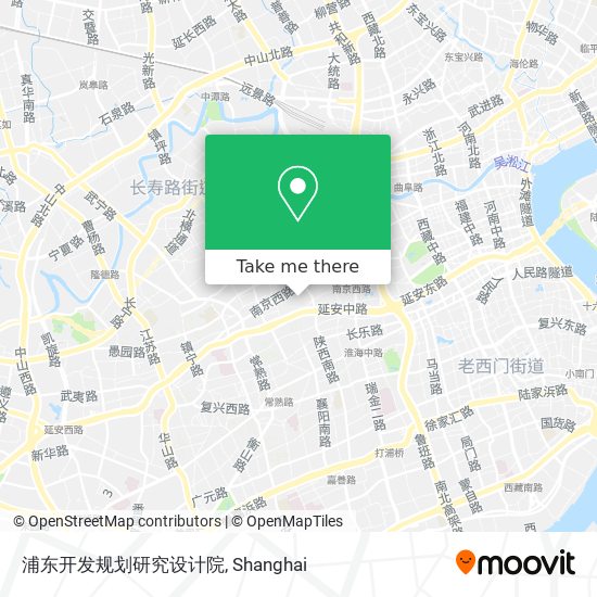 浦东开发规划研究设计院 map
