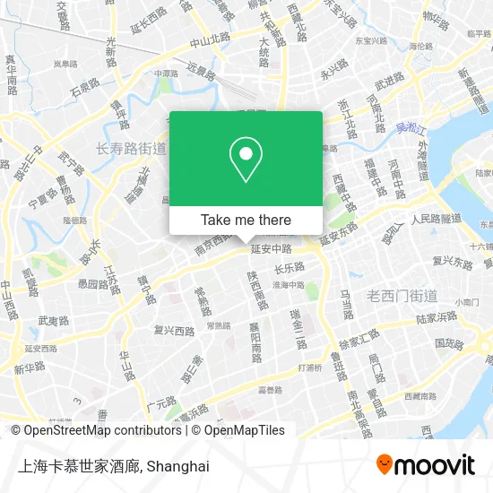 上海卡慕世家酒廊 map