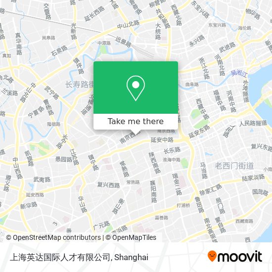 上海英达国际人才有限公司 map