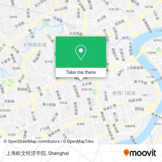 上海欧文经济学院 map