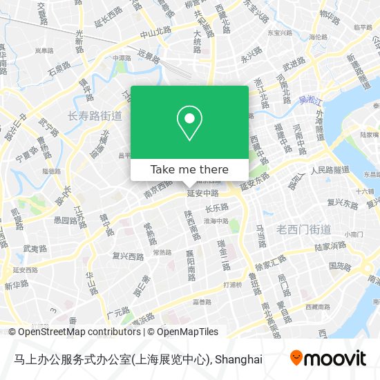 马上办公服务式办公室(上海展览中心) map