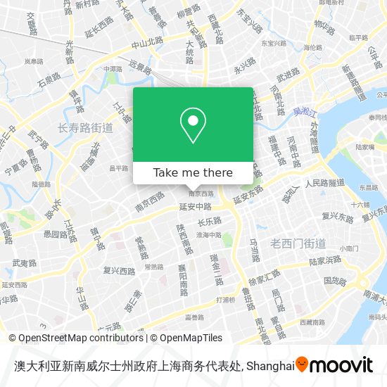 澳大利亚新南威尔士州政府上海商务代表处 map