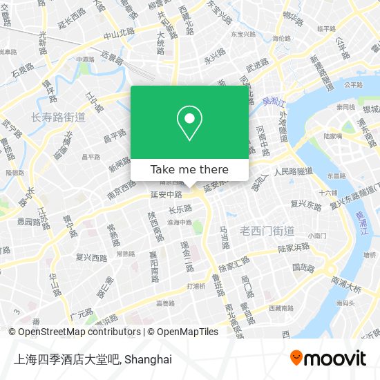 上海四季酒店大堂吧 map