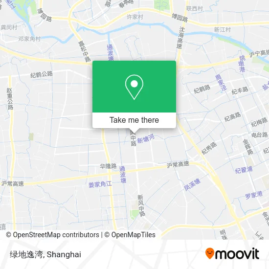 绿地逸湾 map