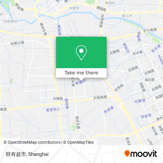 联有超市 map