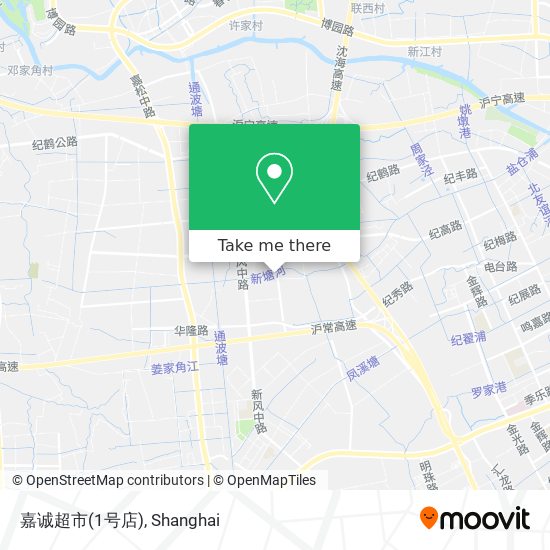 嘉诚超市(1号店) map