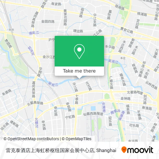 雷克泰酒店上海虹桥枢纽国家会展中心店 map