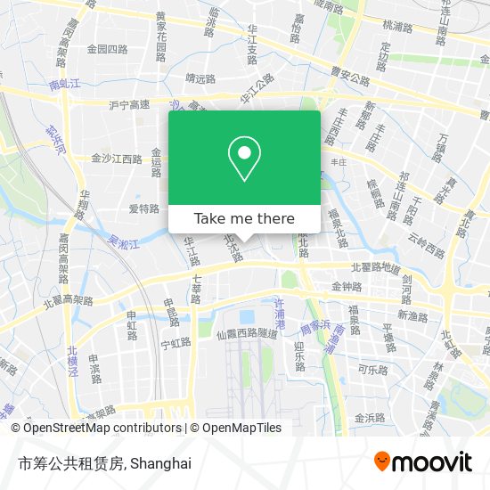 市筹公共租赁房 map