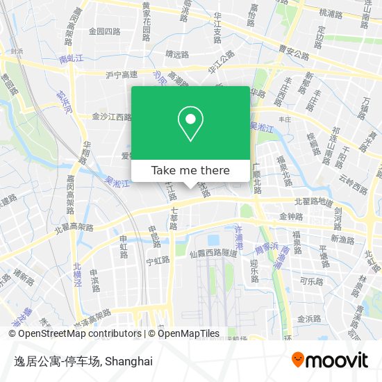 逸居公寓-停车场 map