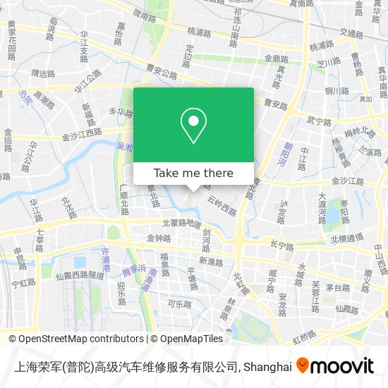 上海荣军(普陀)高级汽车维修服务有限公司 map