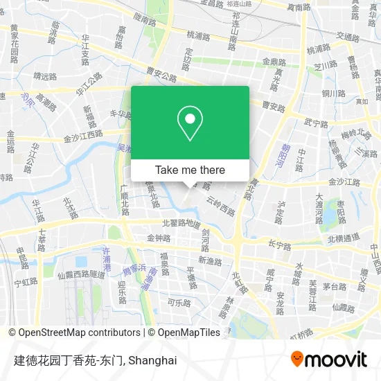 建德花园丁香苑-东门 map