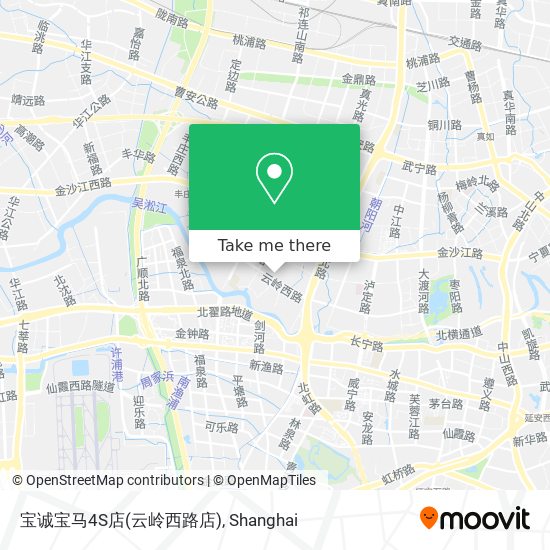 宝诚宝马4S店(云岭西路店) map