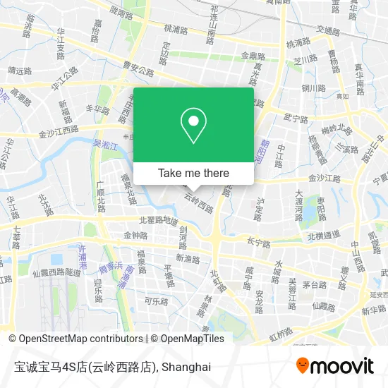 宝诚宝马4S店(云岭西路店) map